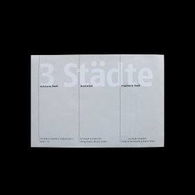 3 Städte. Verlassene Stadt - Ersatzstadt - Ungebaute Stadt. Architektur-Stadtführer Ostdeutschland