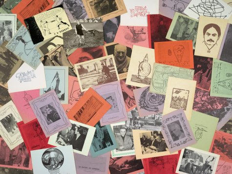 Post cards from Harald Szeemann’s collection of pataphysic materials