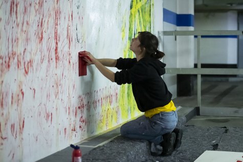 Sibylle Czichon
Schichtenwechsel, 28/05/2021
Parking garage Kunsthalle Düsseldorf
Photo: Katja Illner