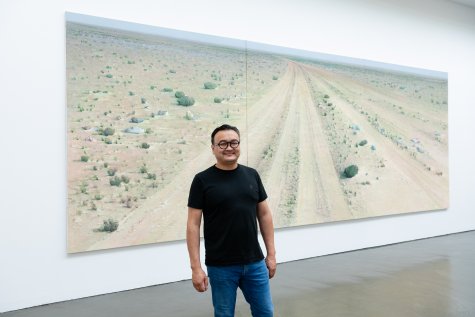GAN-ERDENE Tsend
Heim-weg, 2022
Heilung der Erde. 50 Jahre Deutsch-Mongolische Freundschaft. Kunsthalle Düsseldorf 2024.
Foto: Katja Illner