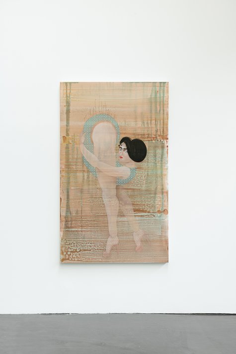 Hayv Kahraman
Fold, 2020
Öl auf Holz, 190,5 × 114,3 cm
Foto: Katja Illner
