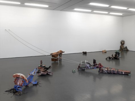 Bernd Kastner
Idola Tribus, 2014
Installationsansicht ÜBER ECK, Kunsthalle Düsseldorf, 2014
Foto: Achim Kukulies