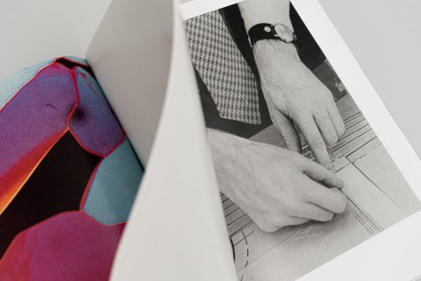 Close-Up von Magazinseiten