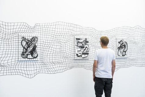 Arno Beck
Ohne Titel, 2020
Acryl auf Leinwand
© Arno Beck / VG Bild-Kunst, Bonn 2020  
Foto: Katja Illner