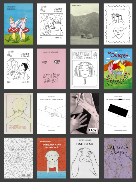 Javier Lozano Comics
Javier Lozano macht Zeichnungen und Comics, die in Form von selbstverlegten Zines und Büchern veröffentlicht werden, als eine Art, sein eigenes Scheitern zu feiern.