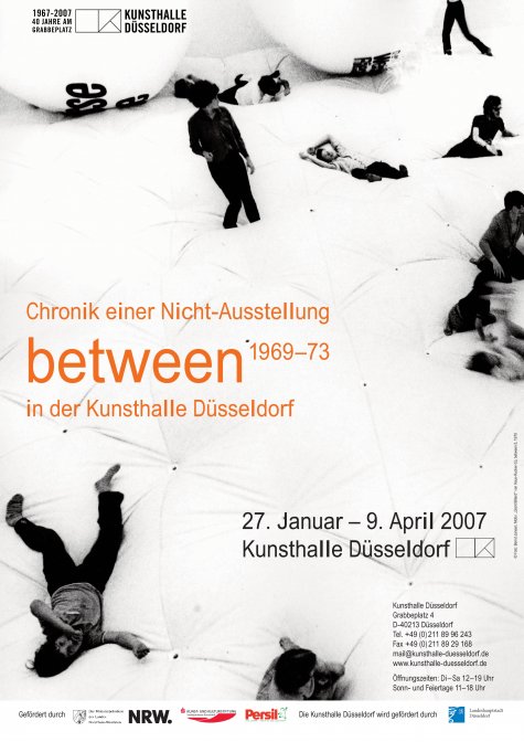 between 1969—73 in der Kunsthalle Düsseldorf
27.1. – 9.4.2007