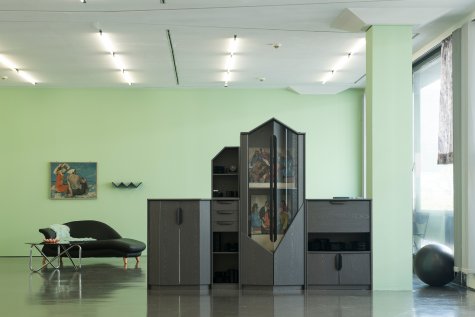 Henrike Naumann
Installation DDR Noir, 2018/2019 
Installation shot Kunsthalle Düsseldorf
Photo: Katja Illner