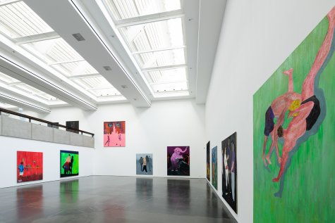 Florian Krewer
„Es liebt Dich und Deine Körperlichkeit ein Verwirrter“, Kunsthalle Düsseldorf, 2022
Foto: Katja Illner