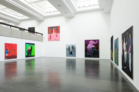 Florian Krewer
„Es liebt Dich und Deine Körperlichkeit ein Verwirrter“, Kunsthalle Düsseldorf, 2022
Foto: Katja Illner