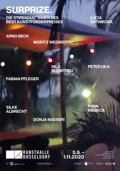 SURPRIZE.
Die Stipendiat*innen des BEST Kunstförderpreises
5.9. – 1.11.2020