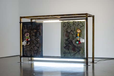 An Installation of the artist Kerstin Brätsch