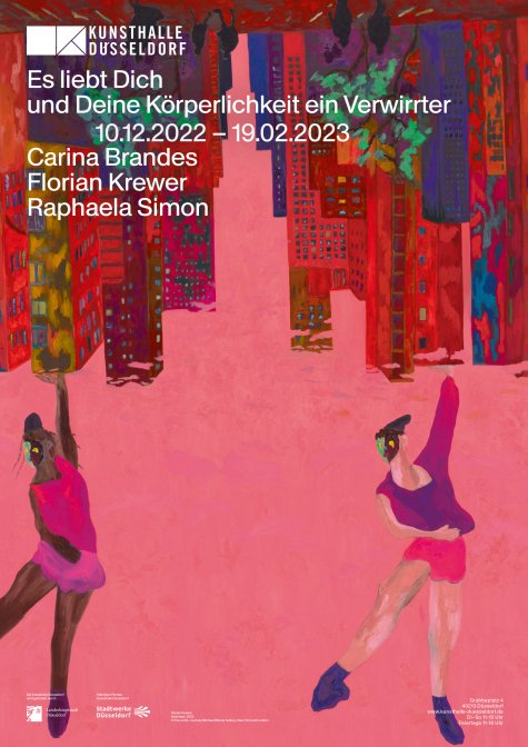 Carina Brandes / Florian Krewer / Raphaela Simon
Es liebt Dich und Deine Körperlichkeit ein Verwirrter
10.12.2022 – 19.2.2023