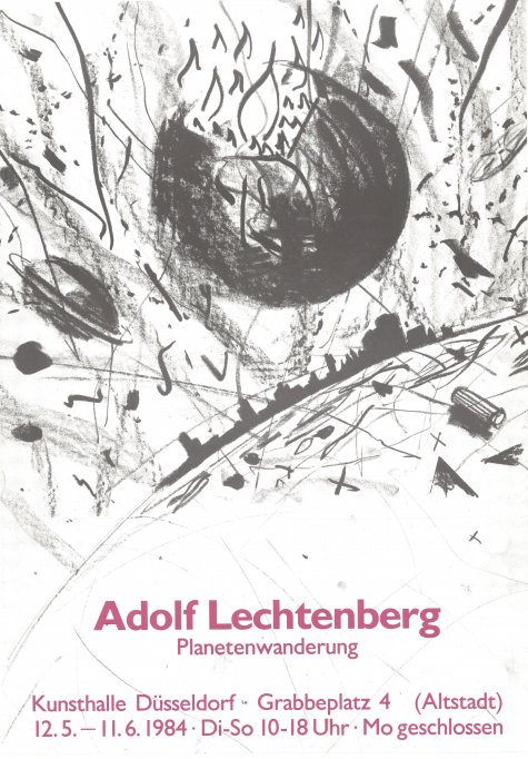 Planetenwanderung
Adolf Lechtenberg
12.5. – 11.6.1984