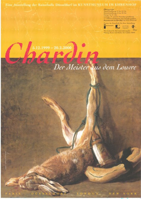 Der Meister aus dem Louvre
Chardin
5.12.1999 – 20.2.2000