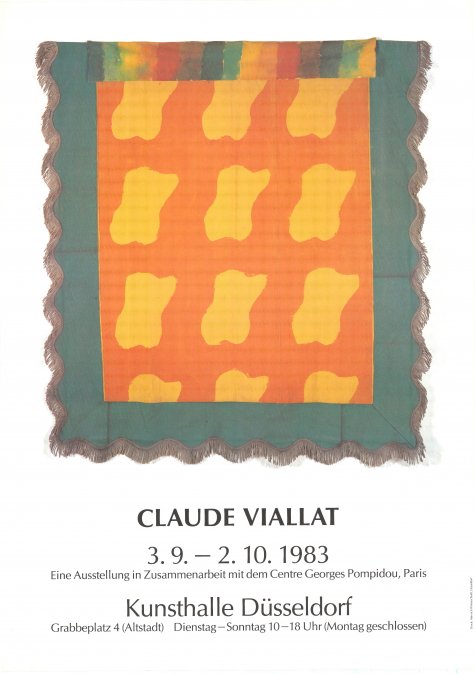 Malerei
Claude Viallat
3.9. – 2.10.1983