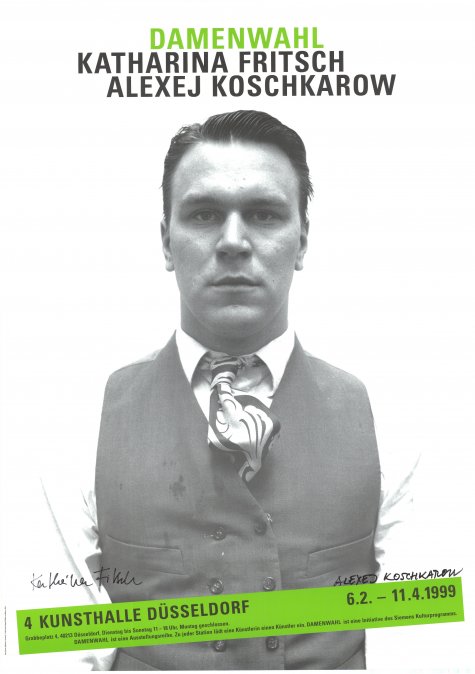 Damenwahl
Katharina Fritsch, Alexeij Koschkarov
6.2. – 11.4.1999