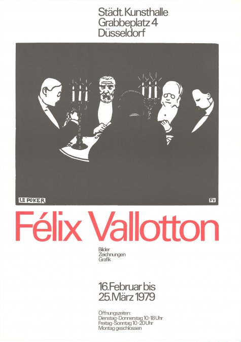 Bilder, Zeichnungen, Grafik
Félix Vallotton
16.2. – 25.3.1979