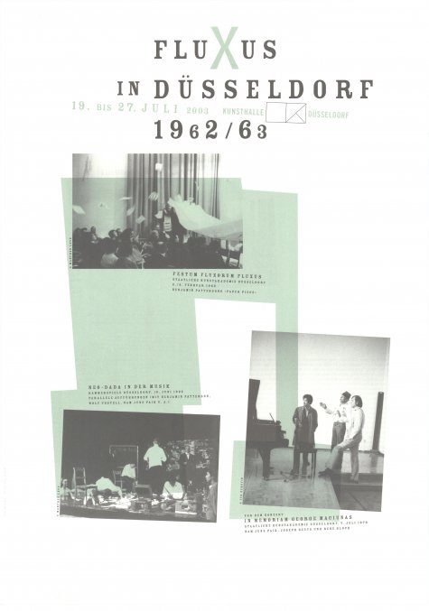 Fluxus in Düsseldorf 1962/63
19.7. – 27.7.2003