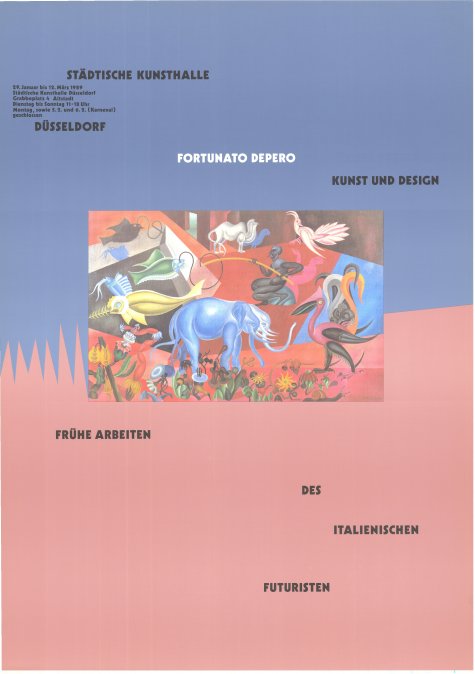 FORTUNATO DEPERO
Kunst und Design
29.1.-12.03.1989
