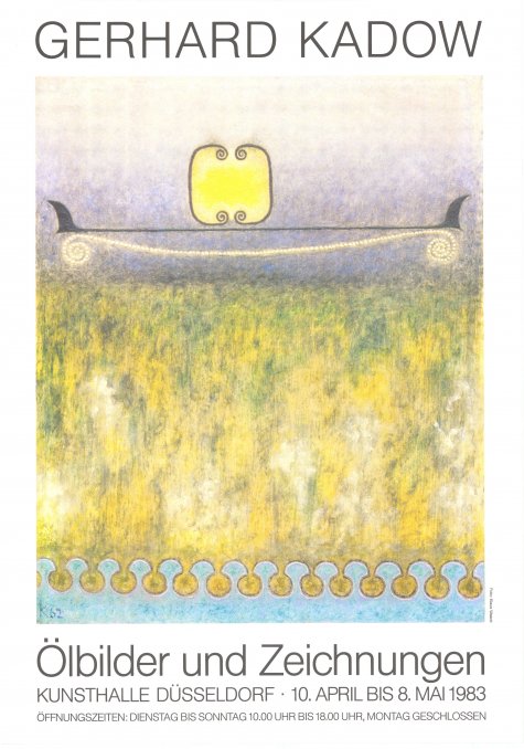 Gemälde, Zeichnungen. Gastausstellung des Clemens Sels-Museums, Neuss
Gerhard Kadow (1909-1981)
10.4. – 8.5.1983