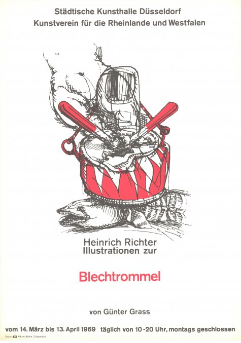 Illustrationen zur Blechtrommel von Günter Grass
Heinrich Richter
14.3. – 13.4.1969
