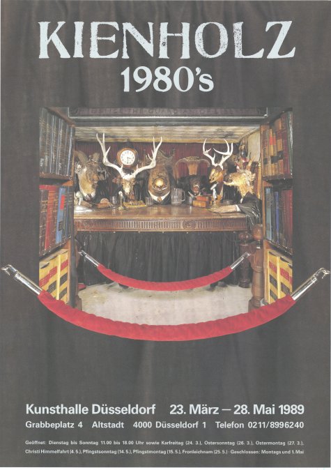 from the 80’s
Edward and Nancy Kienholz
23.3. – 28.5.1989