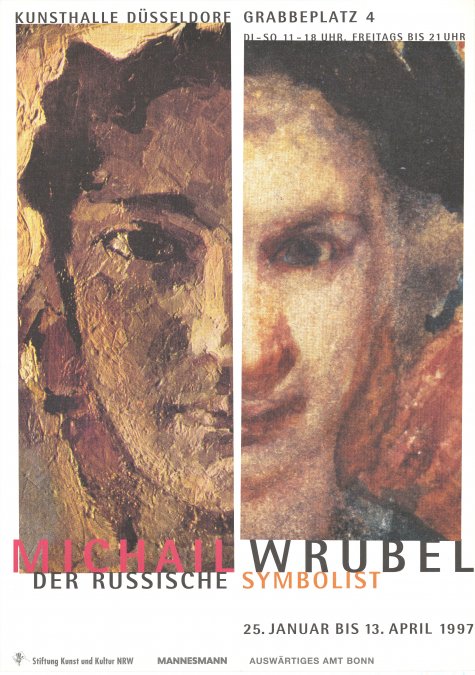 Der russische Symbolist. Gemälde, Aquarelle, Zeichnungen, Keramik aus Russland und der Ukraine
Michail Wrubel (1856-1910)
25.1. – 13.4.1997