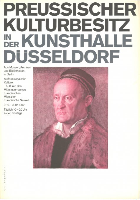 Preussischer Kulturbesitz
9.10.-3.12.1967