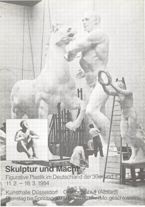 Skulptur und Macht
Figurative Plastik im Deutschland der 30er und 40er Jahre
11.2. – 18.3.1984
