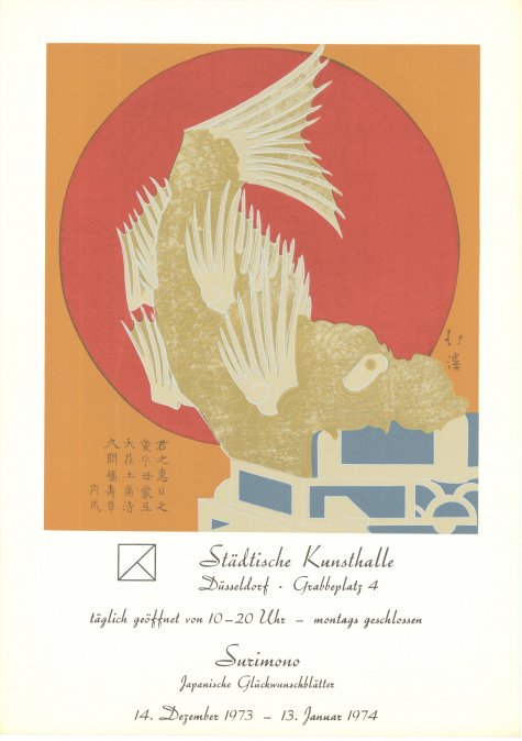 Japanische Glückwunschblätter
Surimono
14.12.1973 – 23.1.1974