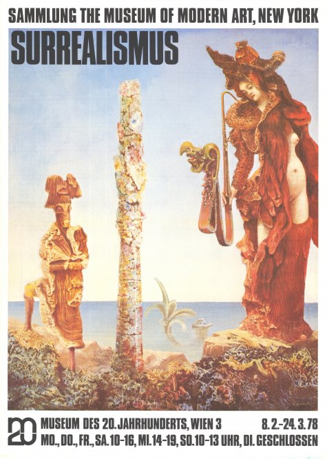 Surrealismus
Werke aus der Sammlung des Museum of Modern Art, New Yor
08.2. – 24.3.1978