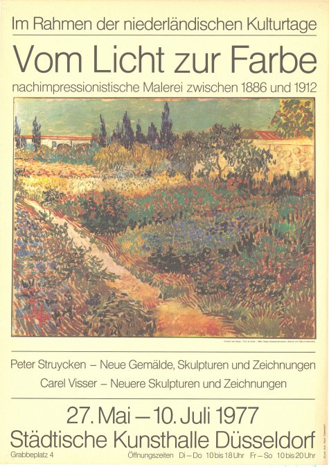 Vom Licht zur Farbe. Nachimpressionistische Malerei zwischen 1886 und 1912 (2 Motive)
27.5. – 10.7.1977