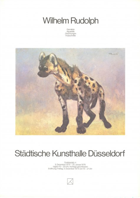Gemälde, Aquarelle, Zeichnungen, Holzschnitte
Wilhelm Rudolph
5.12.1975 – 25.1.1976