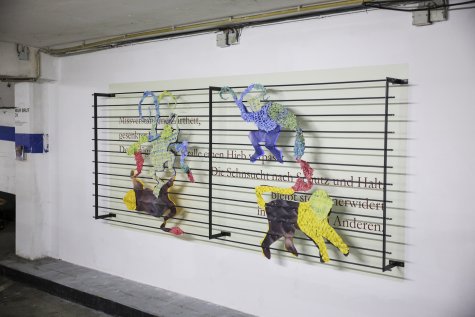 Teresa Linhard
Shíshī &amp; Cherub: An Interwining, 2024
With texts by Jana Buch
Photo: Eva Berten