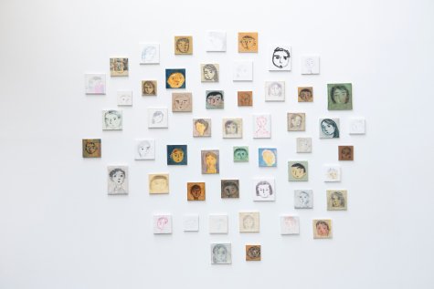 Nakahara Masao
Kopfbilder-Wolke aus 52 Teilen, 2019-2021
Photo: Katja Illner