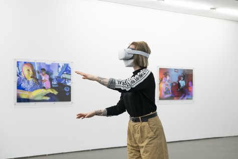 Nicole Ruggiero
How The Internet Changed My Life, 2021
Photography, Virtual Reality, Multimedia
© Nicole Ruggiero, Daniel Sabio, Dylan Banks
Photo: Katja Illner