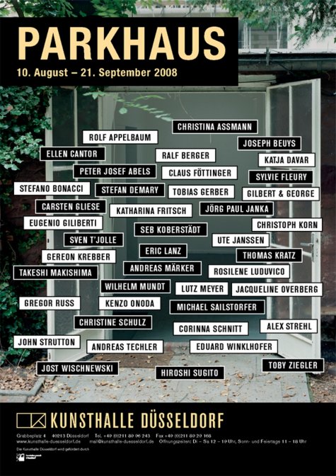 PARKHAUS
10.8. – 21.9.2008