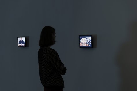 Lutz Mommartz
Schleifen, 2020,
 Installation with excerpts from films
Photo: Katja Illner