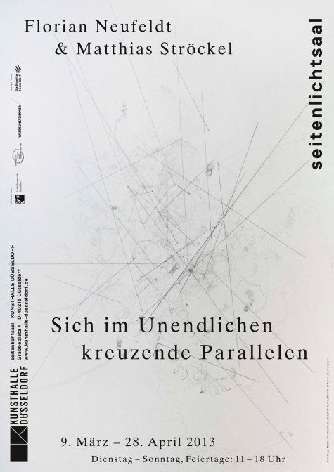KUNSTHALLE seitenlichtsaal
Florian Neufeldt & Matthias Ströckel – Sich im Unendlichen kreuzende Parallelen
9.3. – 28.4.2013