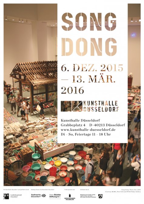 SONG Dong
6.12.2015 – 13.3.2016