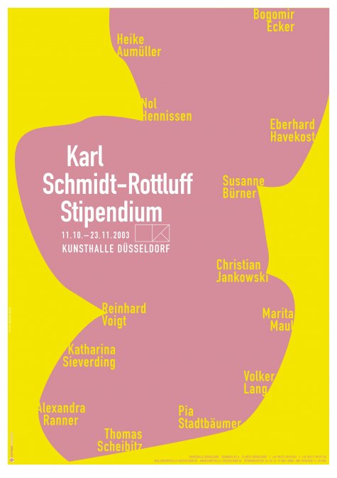 Karl Schmidt-Rottluff Stipendium
11.10. – 23.11.2003