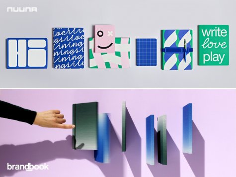 brandbooks/nuuna

brandbook produces high-quality, individual notebooks and corporate books for companies in the customer`s CI. nuuna, brandbook’s own label for private customers, stands for innovative materials and designs. Collaborations with artists and museums lead to great editions, including with Stefan Sagmeister, Kristina Supernova and SF MoMA.