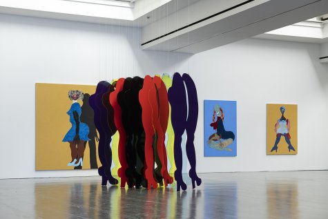 Installation view Tschabalala Self Kunsthalle Düsseldorf
Journey Through A Body, 2021
Photo: Katja Illner